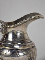 Early twentieth-century silver plate milk jug creamer