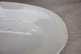 Two very large antique French fish platters 26½"