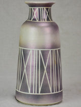 Vintage grey sandstone patterned vase