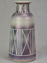 Elegant pink-glazed sandstone vintage vase