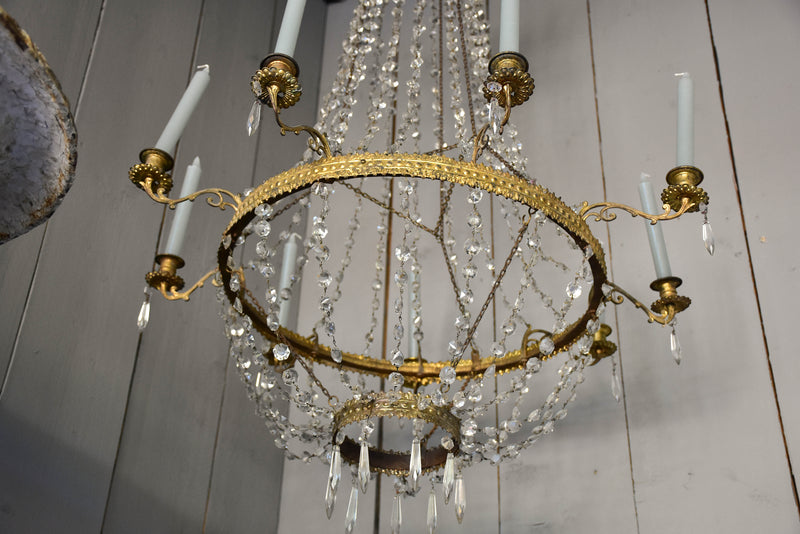Large Italian Empire chandelier - early 19th century