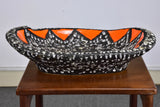 Vintage ceramic fruit bowl from Vallauris, France