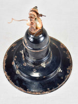 Unique antique enamel suspension light