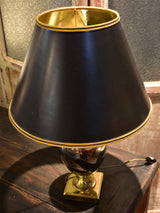 Gold-silver finished 1960's Le Dauphin lamp