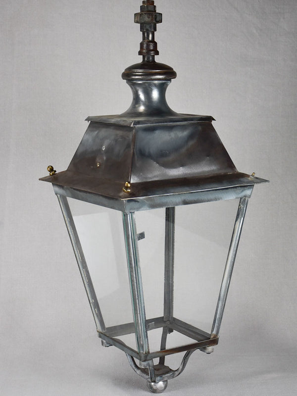 Early-twentieth century silver patina fixture