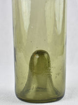 Vintage French glass bottle with punt