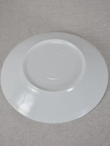Set of ten superb vintage Bernardaud Limoges bowls - white Naxos 9"