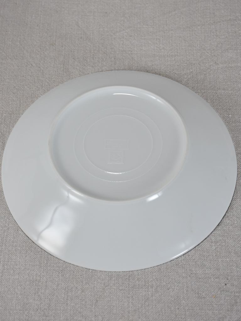 Set of ten superb vintage Bernardaud Limoges bowls - white Naxos 9"