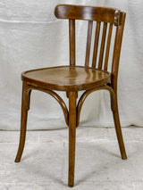 Set of 12 mid century French bistro chairs