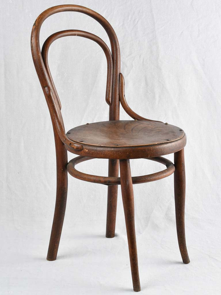 Pair of early 20th century bentwood bistro chairs