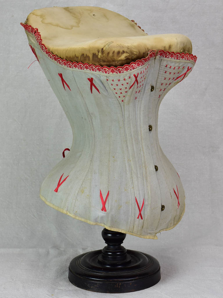 Antique French mannequin with corset