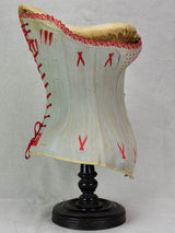 Antique French mannequin with corset