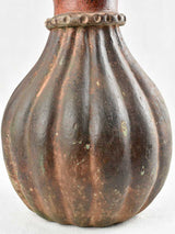 African inspired rustic antique terracotta vase