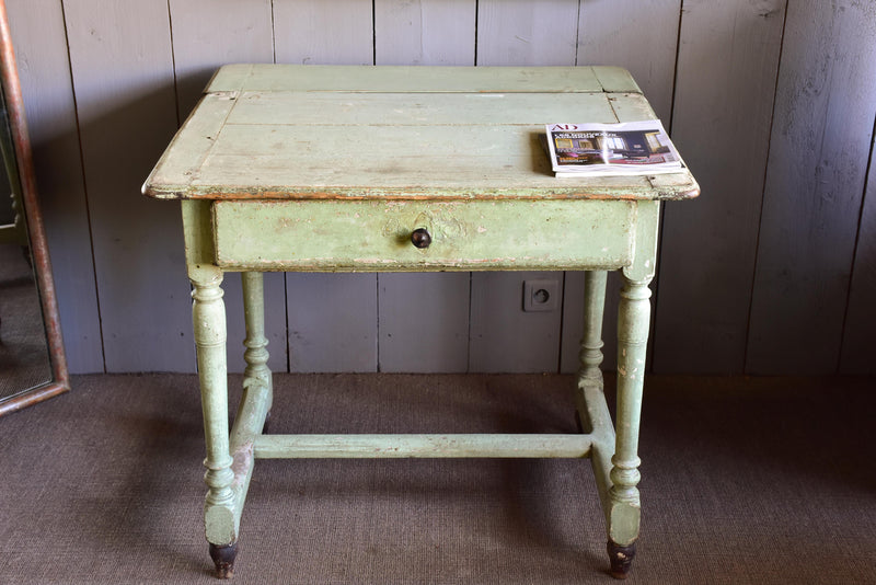 Rustic Italian square table from a servery