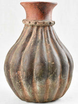 Rustic ceramic antique vase, potentially African