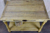Antique French oak draper table