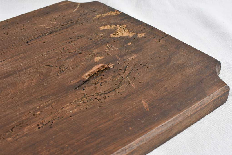 Large French Woodworm Treated Cutting Board