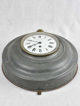 Aged French bistro clock by Garnier
