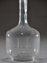 Vintage glass carafe with stopper