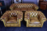 Vintage Italian Poltrona Frau Chesterfield sofa