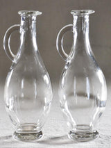 Antique Glass Oil and Vinegar Pitchers