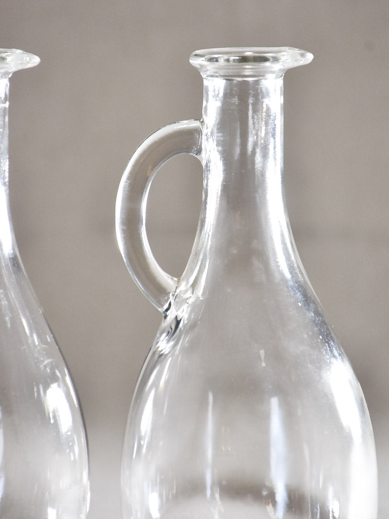 Refined Clear Glass Vinegar Dispensers