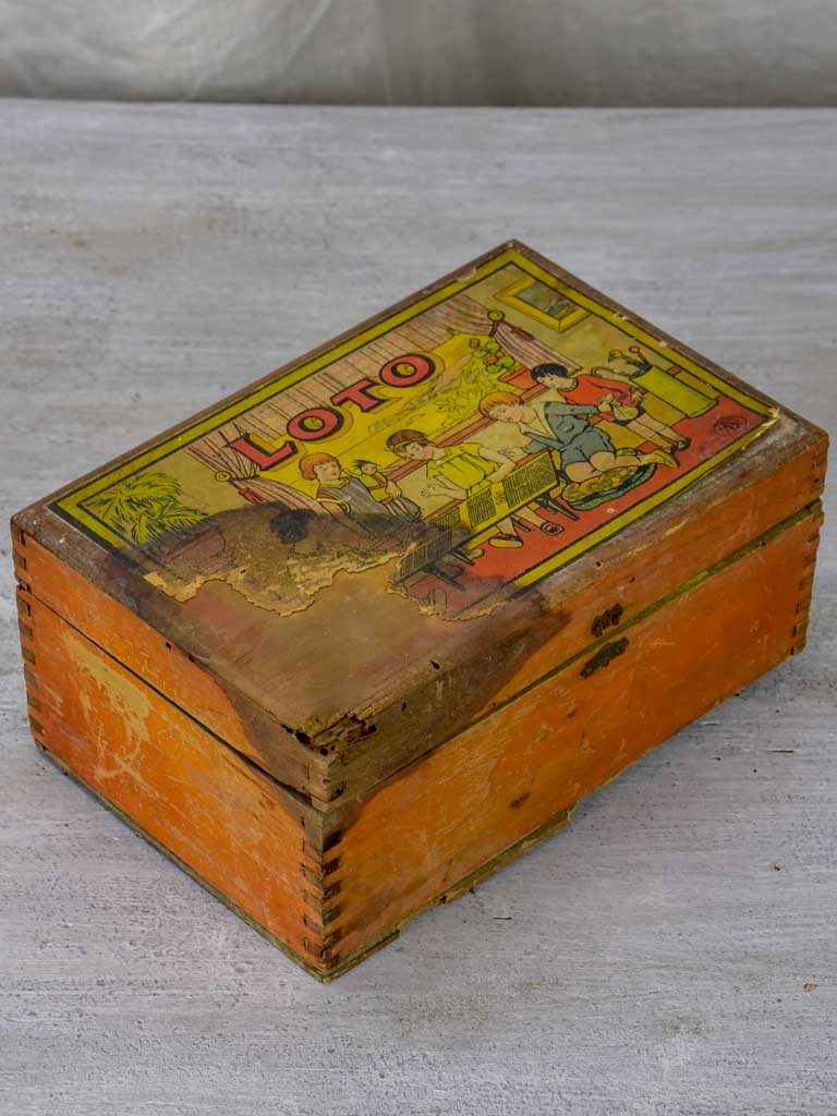 Antique French children's game - Loto