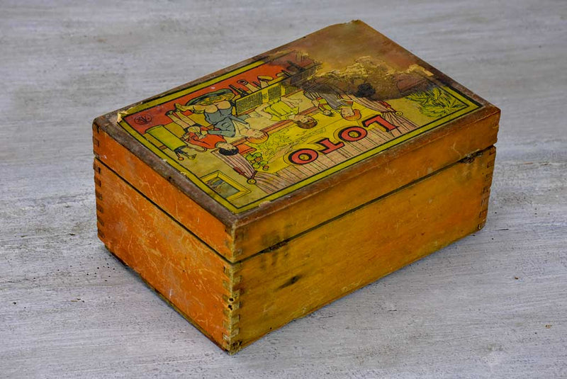 Antique French children's game - Loto