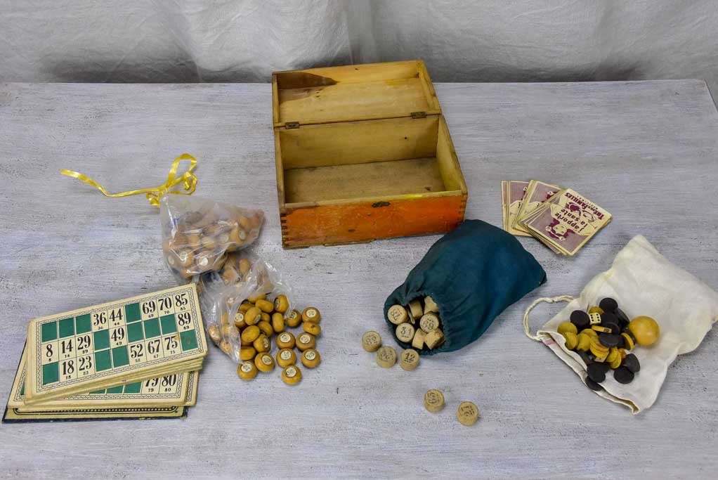 Antique French children's game - Loto