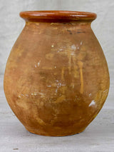 Antique French water pot with some brown glaze