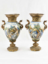 Classic Italian Earthenware Vase Lamps