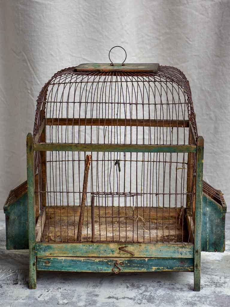 Small antique French birdcage
