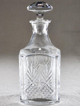 Mid century French whisky decanter with pineapple motif