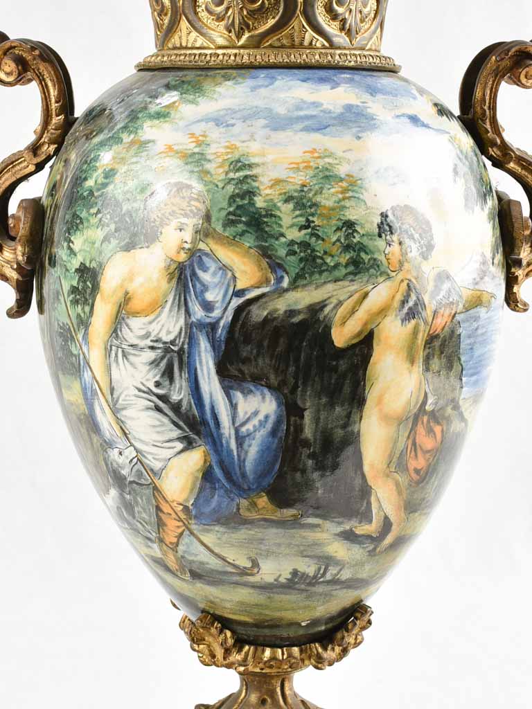 Romantic Nineteenth-Century Italian Vase Lamps