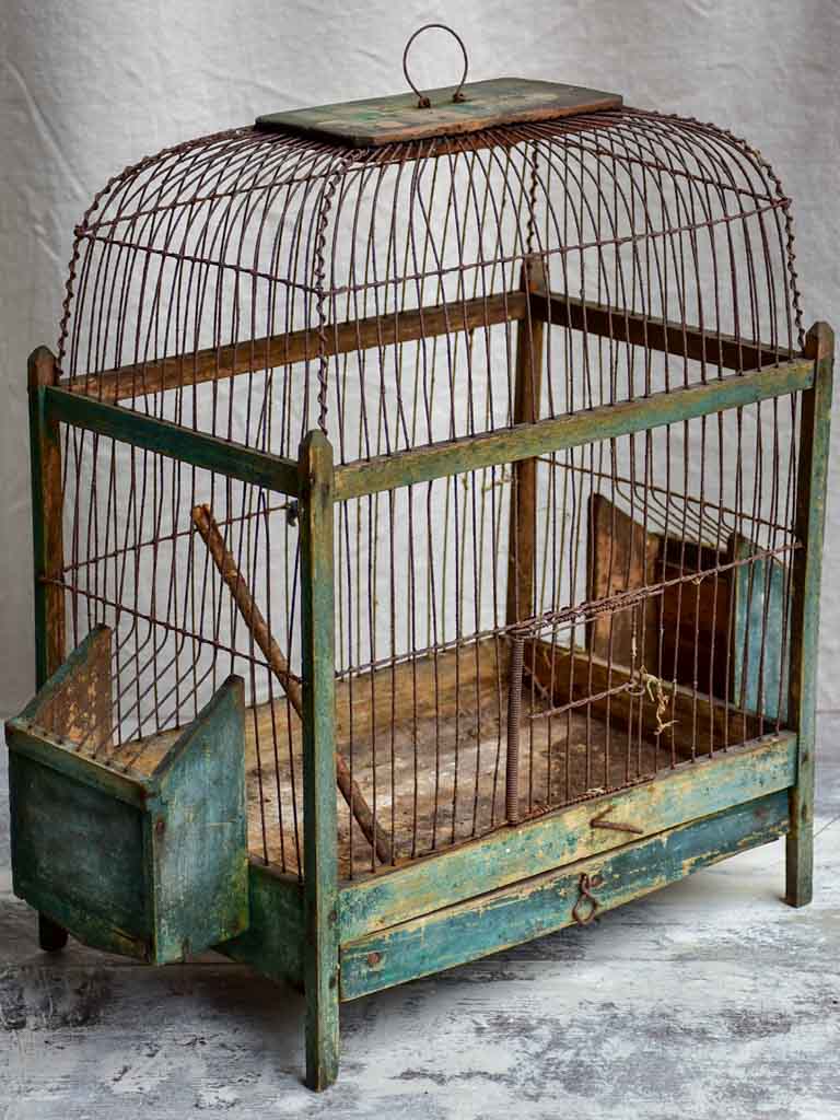 Small antique French birdcage