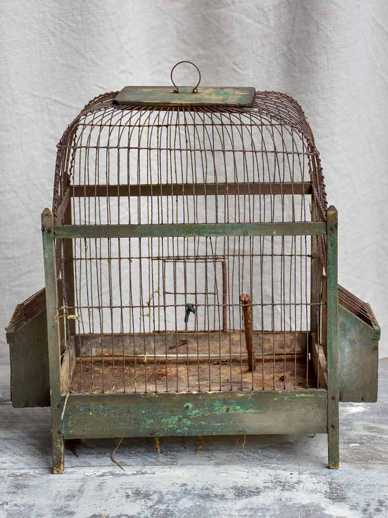 Small antique French birdcage