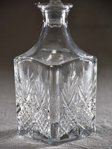 Mid century French whisky decanter with pineapple motif