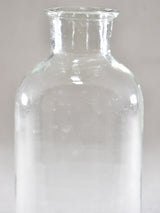 Vintage French blown-glass apothecary jar 8¾"