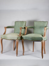 Pair of Louis XV-style armchairs