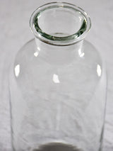 Vintage French blown-glass apothecary jar 8¾"