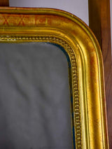 RESERVED MA Small antique French Louis Philippe mirror with gilded frame 19¼" x 24"