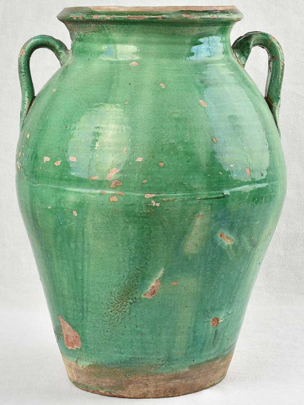 Large Terracotta Anduze Vase - green 20½"