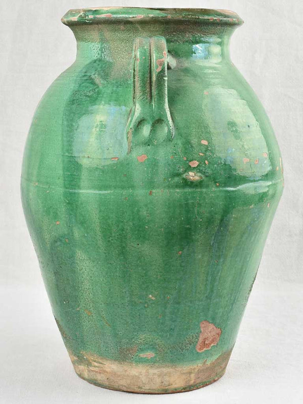 Large Terracotta Anduze Vase - green 20½"