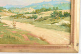 Spring landscape with country road - Berriat Pierre (1827-1903) - 22¾" x 29½"