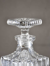 Mid century French crystal Whisky decanter