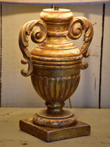 19th century French giltwood lamp