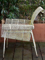 Five garden armchairs attributed to Malaval