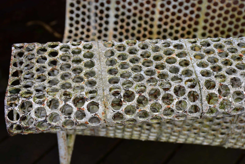 Five garden armchairs attributed to Malaval