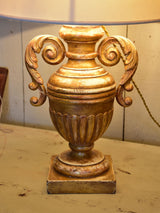 19th century French giltwood lamp