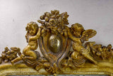 Napoleon III mirror with cherubs 30¼" x 61½"